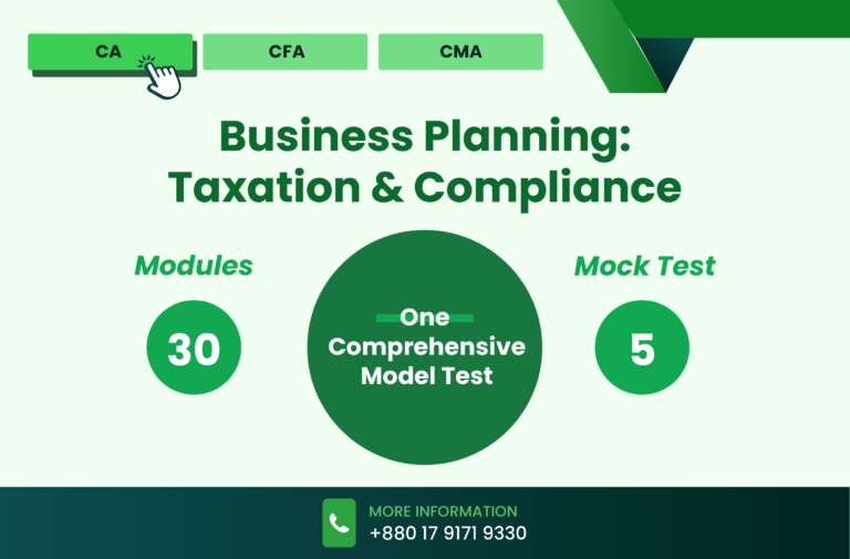 Business Planning: Taxation & Compliance