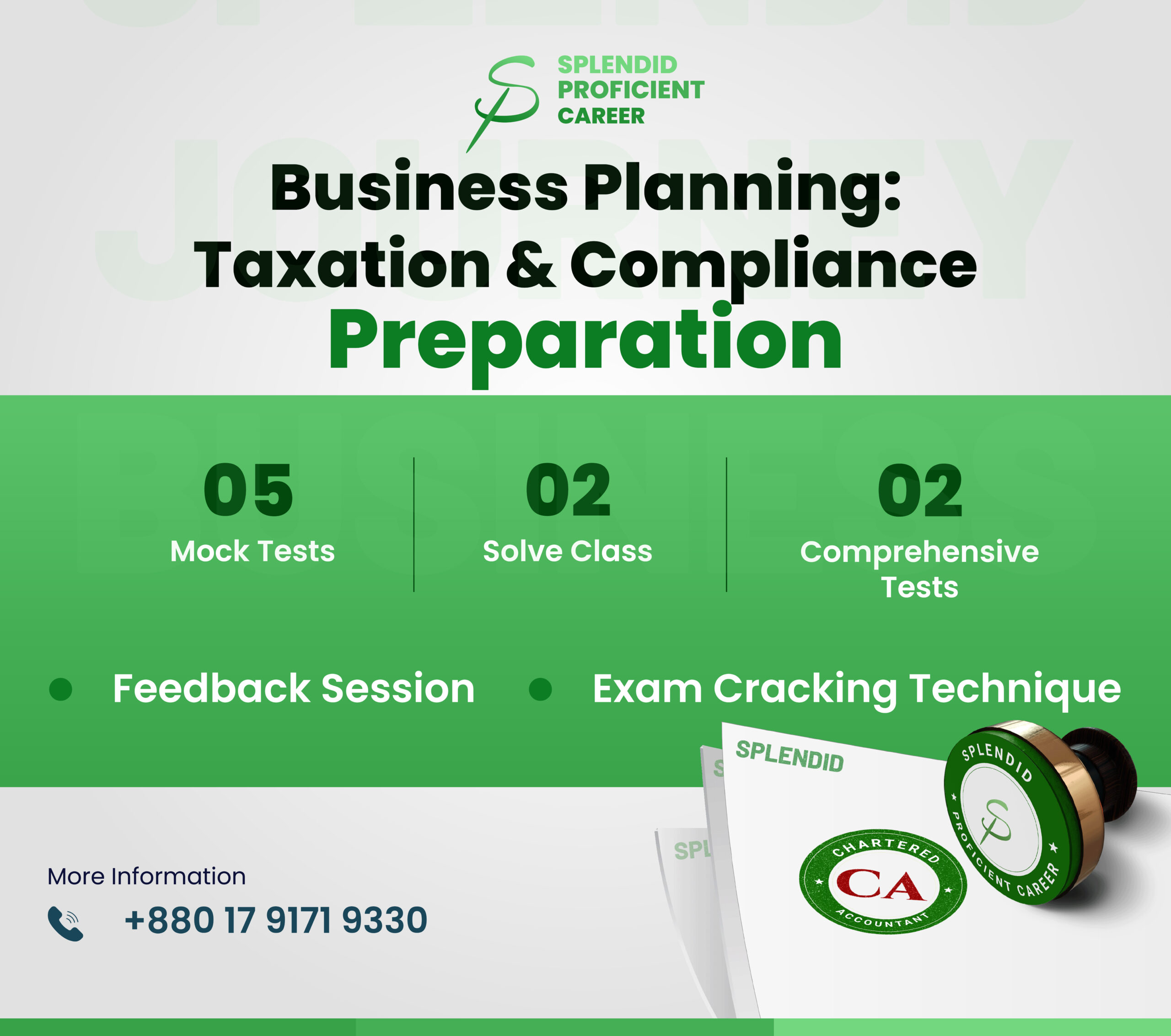 Business Planning: Taxation and Compliance Mock