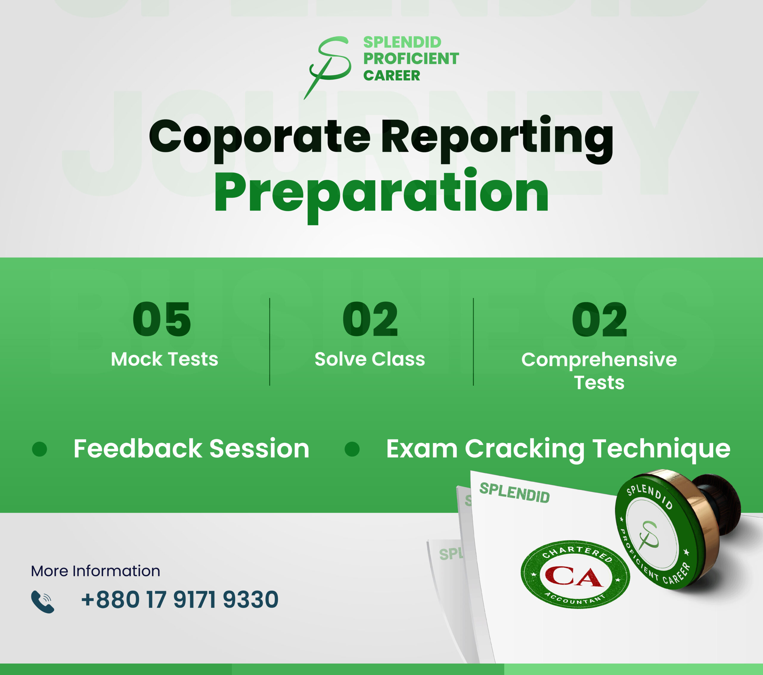 Corporate Reporting Mock