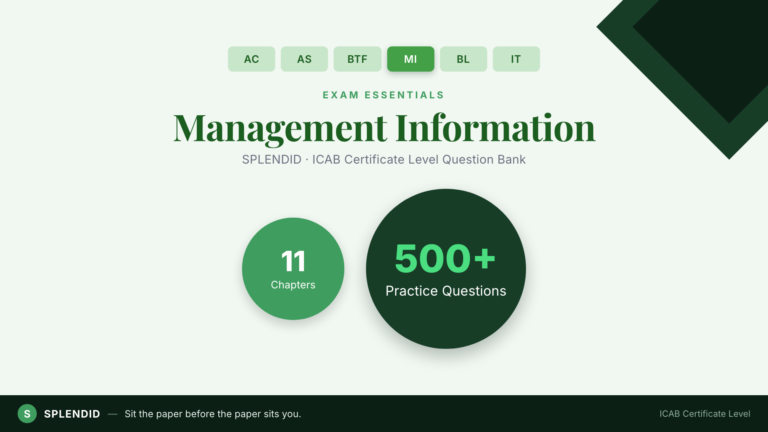 Management Information Exam Essentials